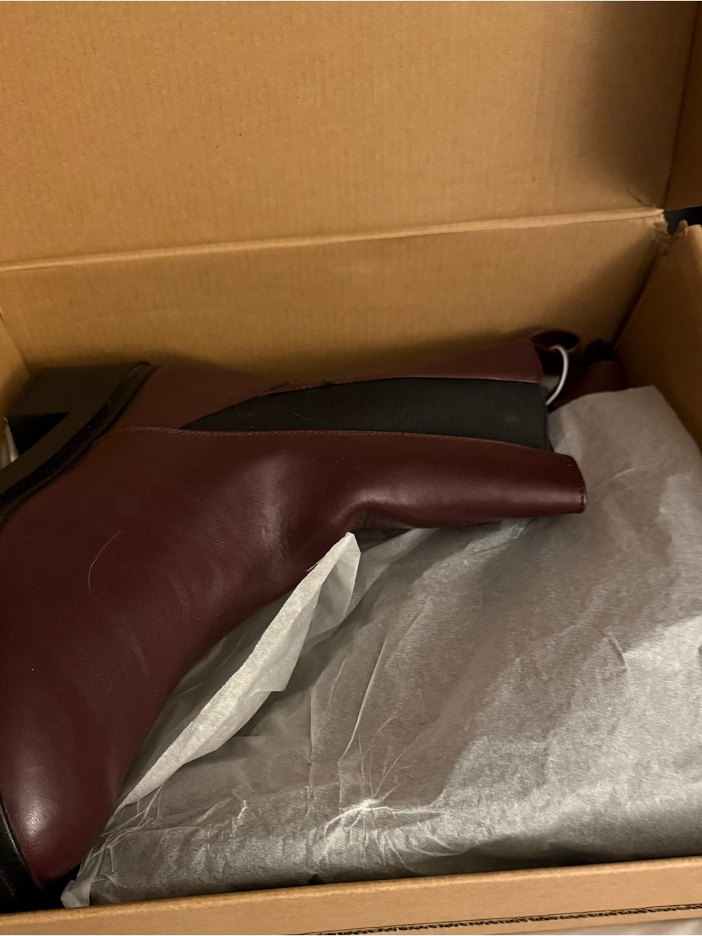 Women’s Oxblood Chelsea Boots - Sleek Leather Ankle Boot